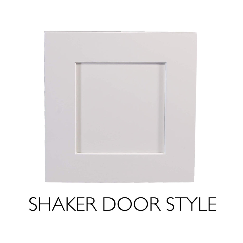 Design House Brookings 24" White Bathroom Vanity Cabinet - Freestanding Solid Wood Sink Base with Soft-Close Doors